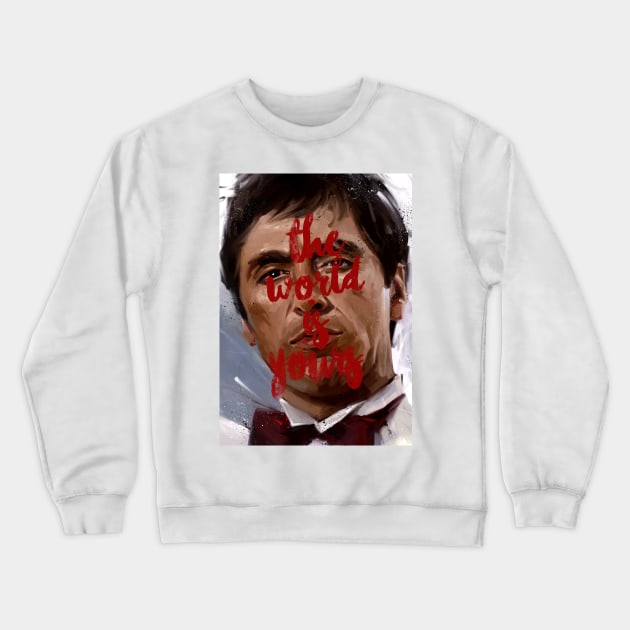 Tony Montana Crewneck Sweatshirt by dmitryb1